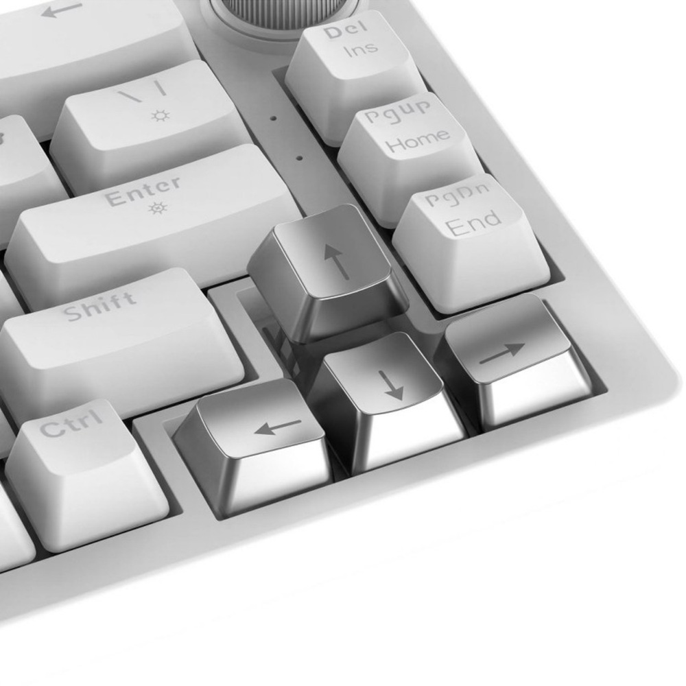 North Key Pack Silver Metallic: Flexible Design PVC Computer Keyboard & Mice NEW - Picture 3 of 3